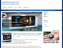 Tablet Screenshot of andresarmento.com